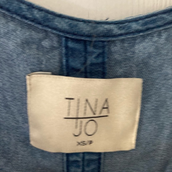 Anthropologie TinaJo Chambray Open Shoulder, XS - Picture 5 of 5